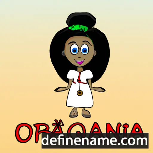 Orghana cartoon