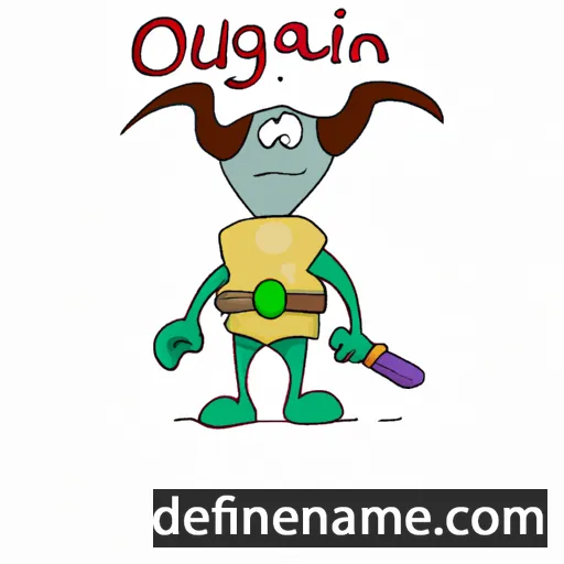 cartoon of the name Orgunn