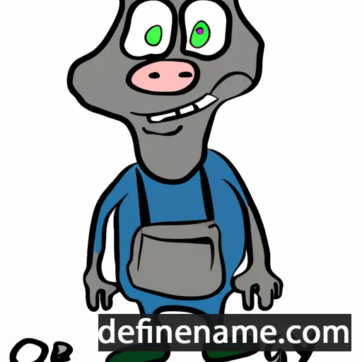 cartoon of the name Orguy