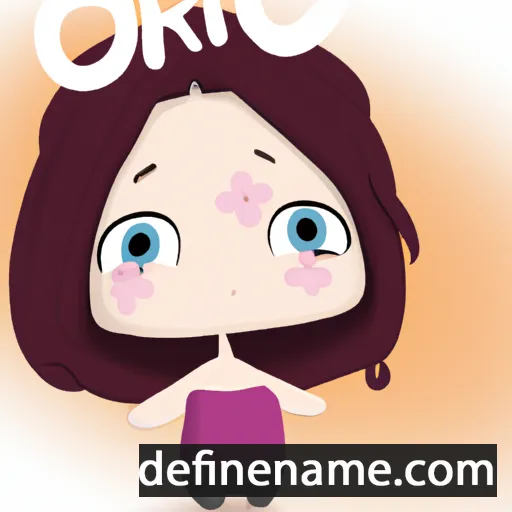 cartoon of the name Ori