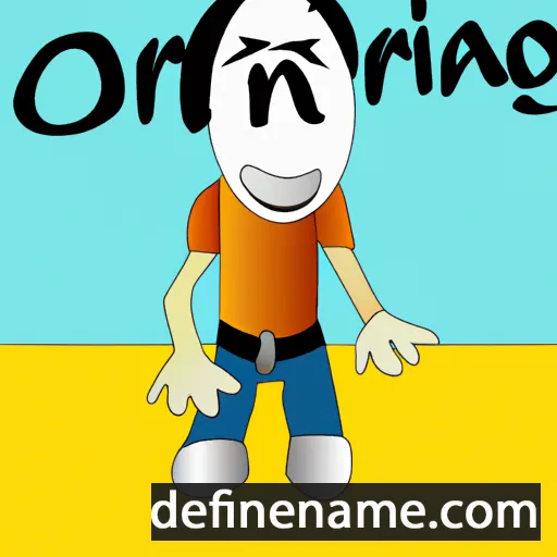 Oriang cartoon