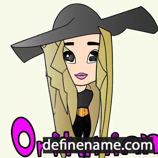 Orianthi cartoon