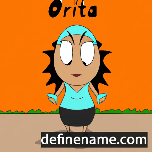 cartoon of the name Oriata