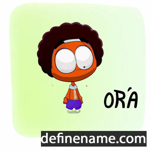 Oribita cartoon