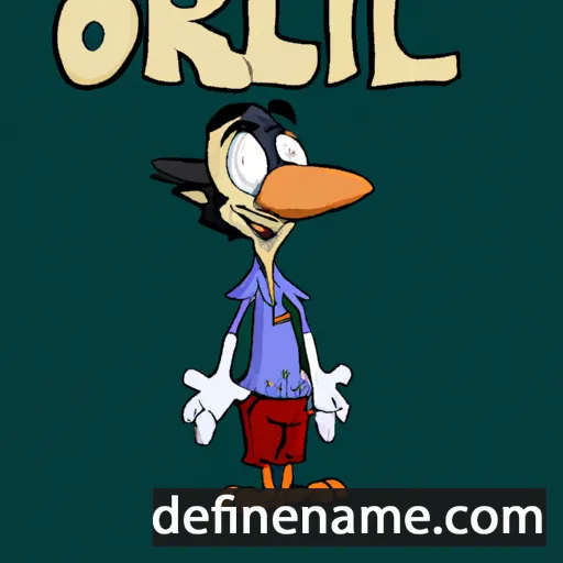 cartoon of the name Oriel