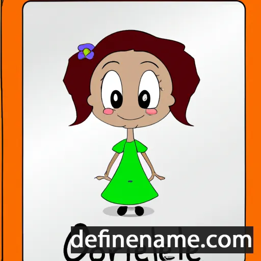 cartoon of the name Orielle