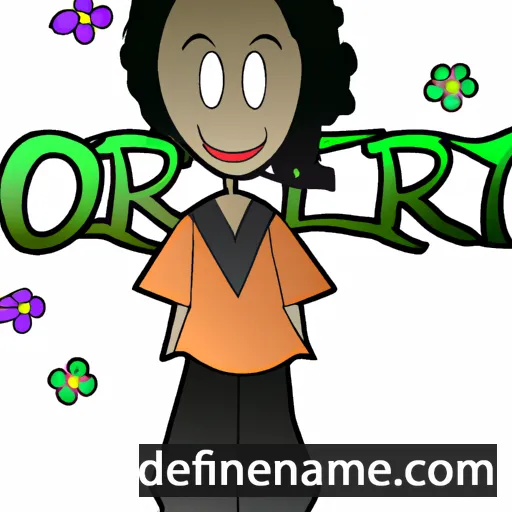 cartoon of the name Oriente