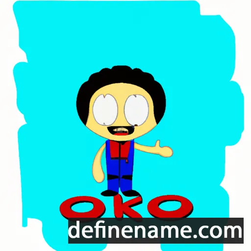 cartoon of the name Orikko