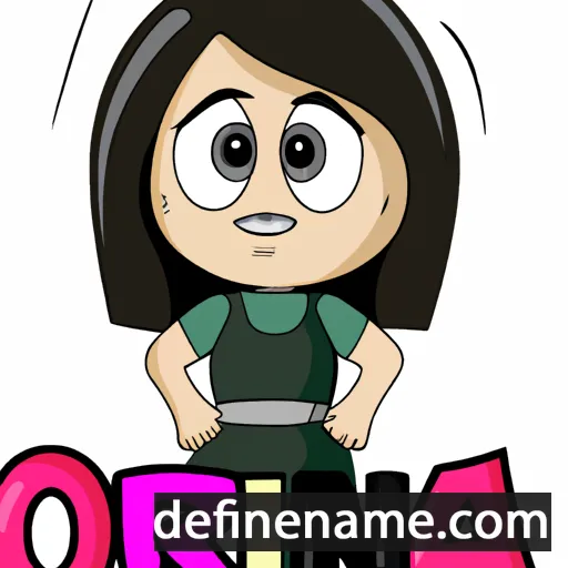 cartoon of the name Orina