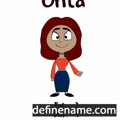 cartoon of the name Orinta