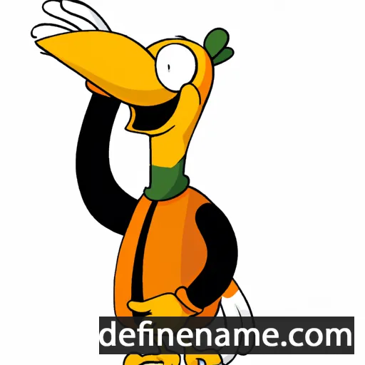 cartoon of the name Oriole