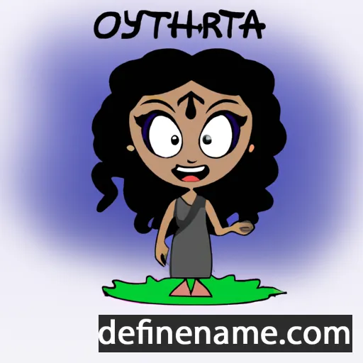 cartoon of the name Orithya