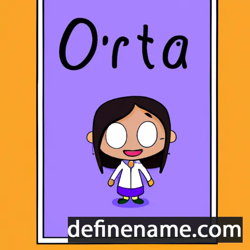 Oritía cartoon