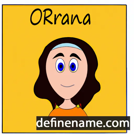 Orjana cartoon