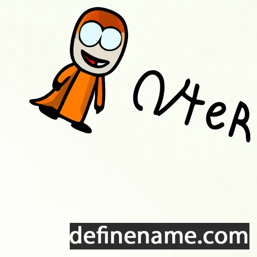 cartoon of the name Orjeta