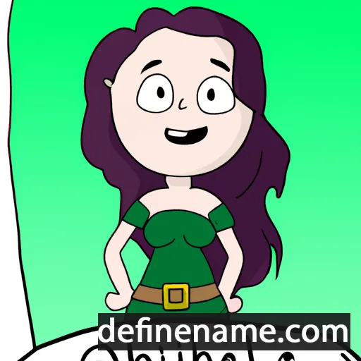 cartoon of the name Orlaithe