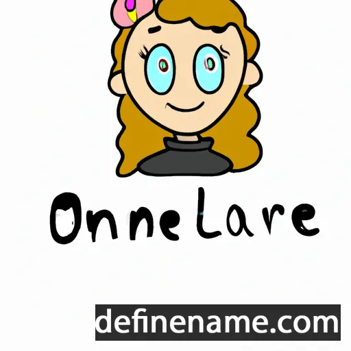 cartoon of the name Orlanne