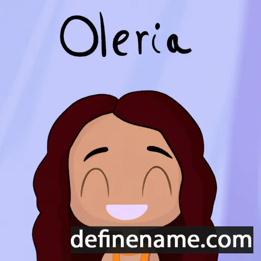 cartoon of the name Orléna