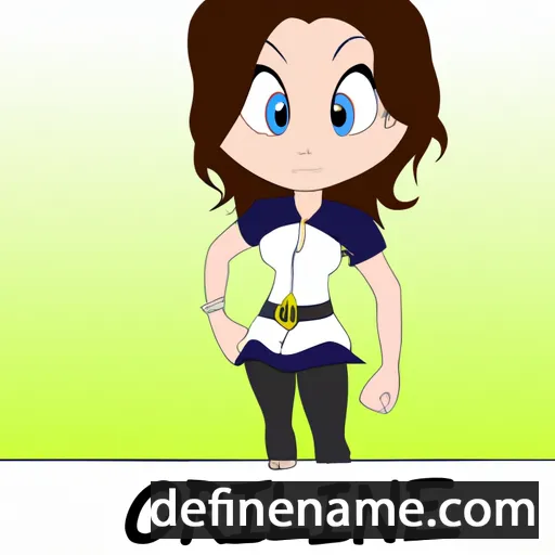 cartoon of the name Orlienne