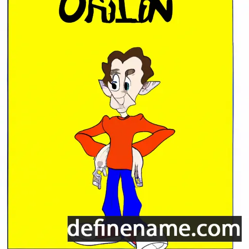 cartoon of the name Orlin