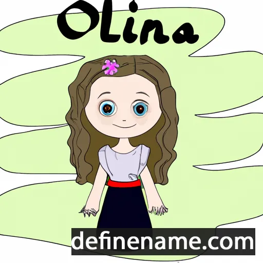 cartoon of the name Orlina