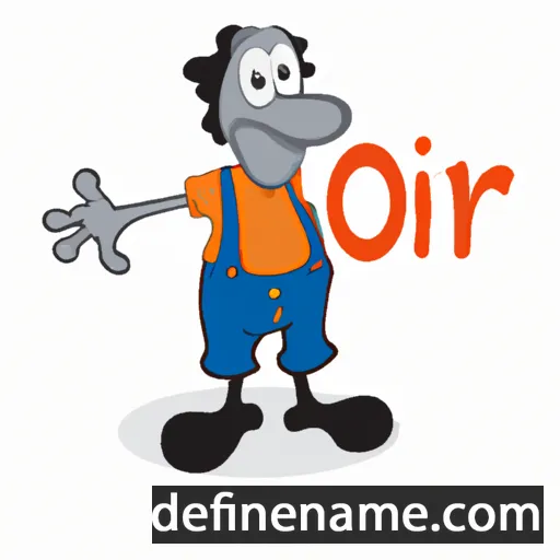 cartoon of the name Orlo