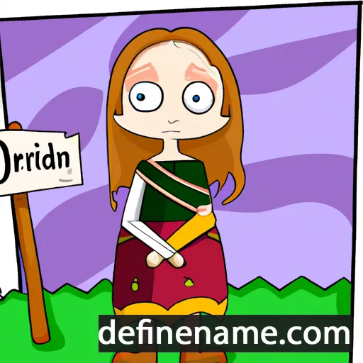 cartoon of the name Ormhildur