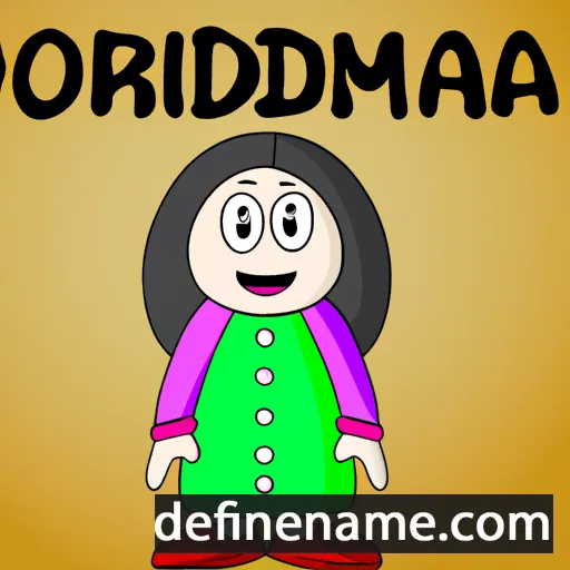 cartoon of the name Orminda