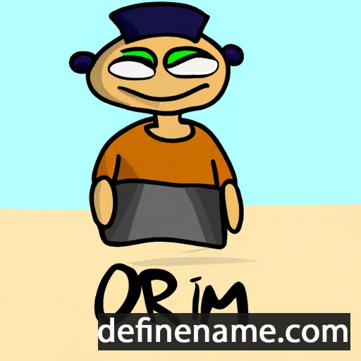 cartoon of the name Ormir