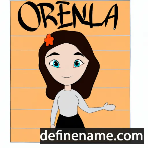 Ornela cartoon