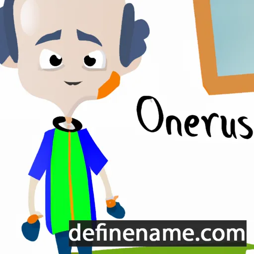 cartoon of the name Orneus