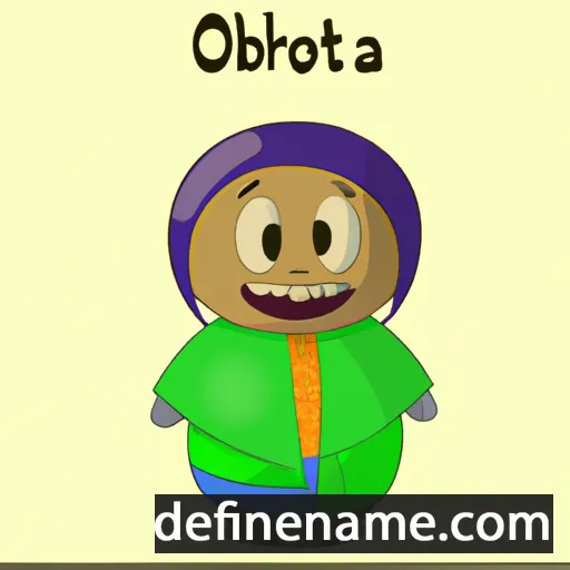 cartoon of the name Orobita