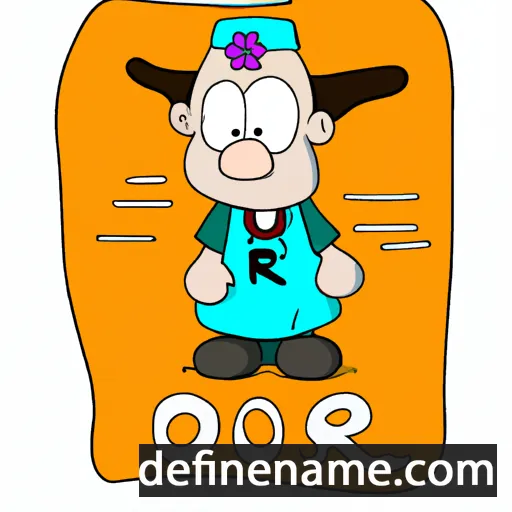 cartoon of the name Oror