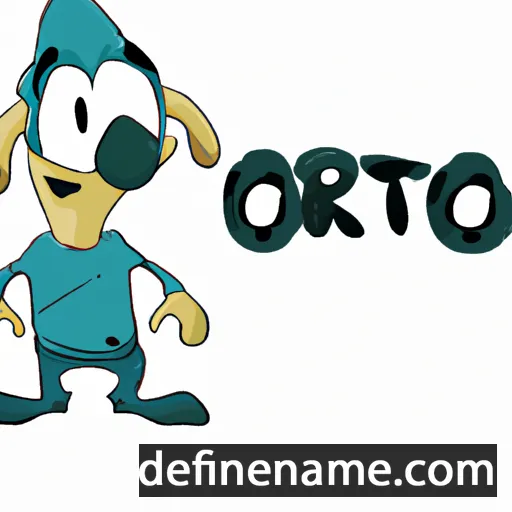 cartoon of the name O'rtoq