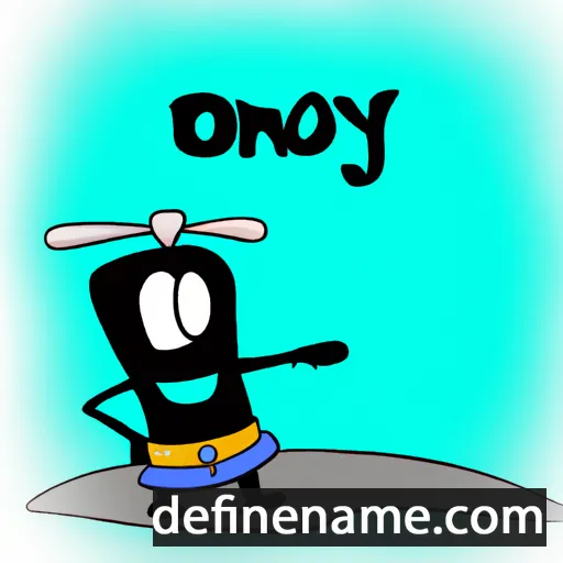 cartoon of the name Óðný