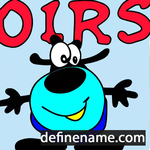 cartoon of the name Örs