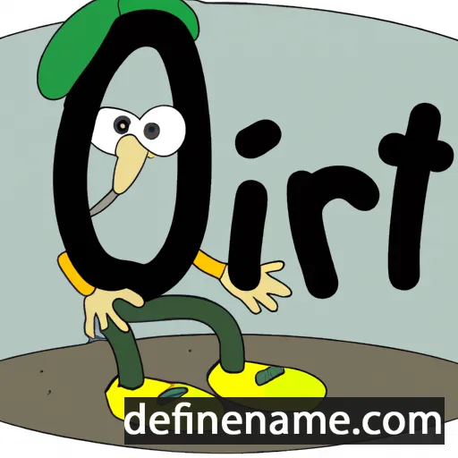 cartoon of the name Örti