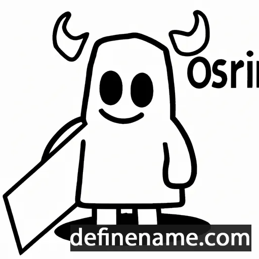 cartoon of the name Øssur