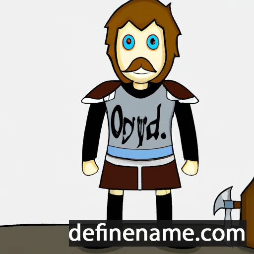 Øyfrid cartoon