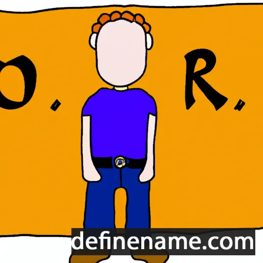 cartoon of the name Orr