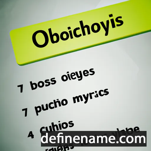 cartoon of the name Orsilochus