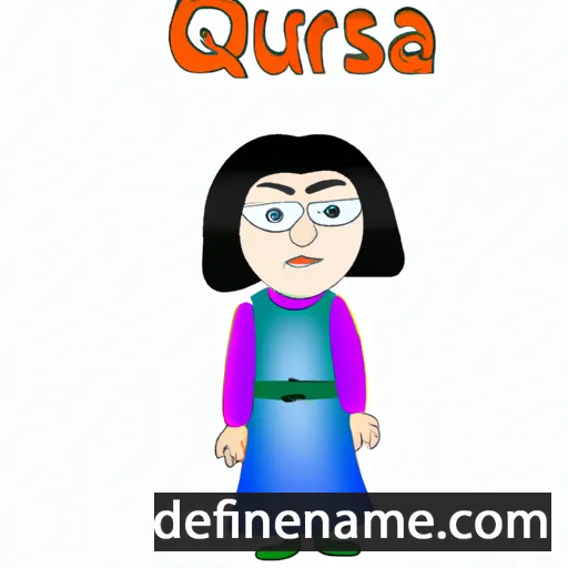 cartoon of the name Orsula