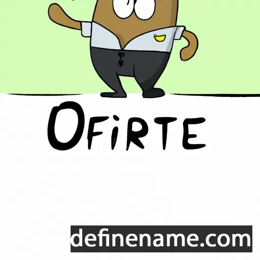 cartoon of the name Ortaire