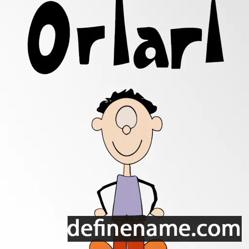 cartoon of the name Ortal