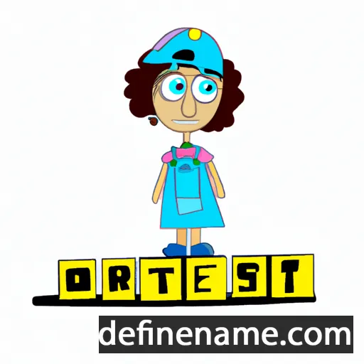 cartoon of the name Ortènsi