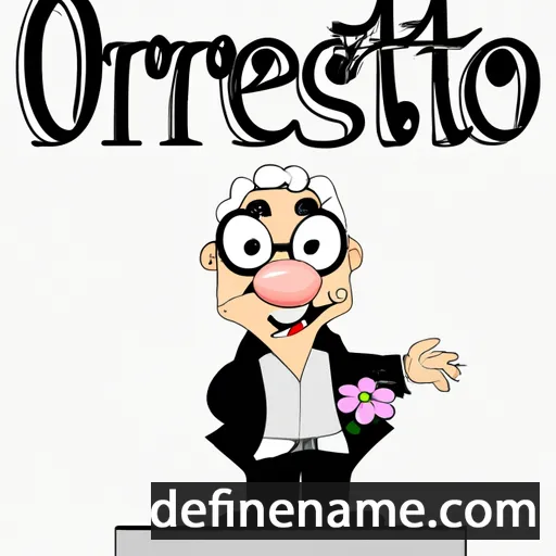 cartoon of the name Ortensio