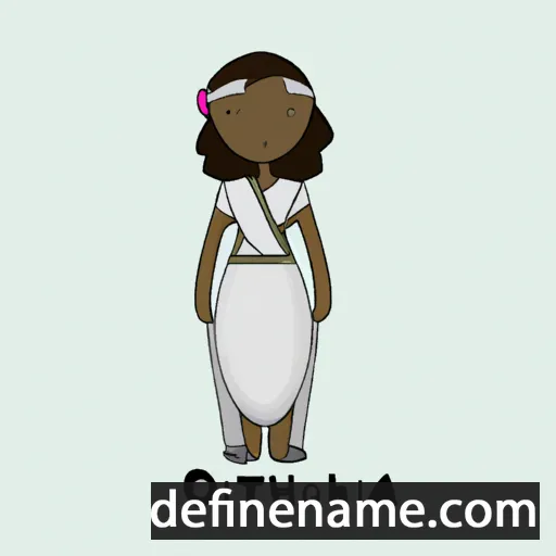 cartoon of the name Orthia