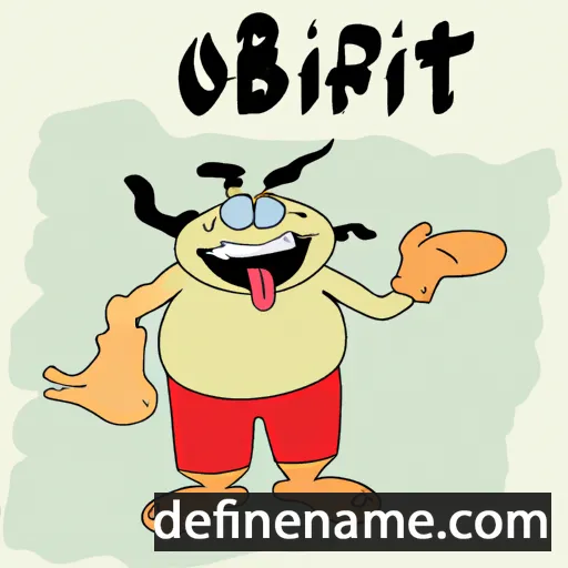 cartoon of the name Ortiqbibi