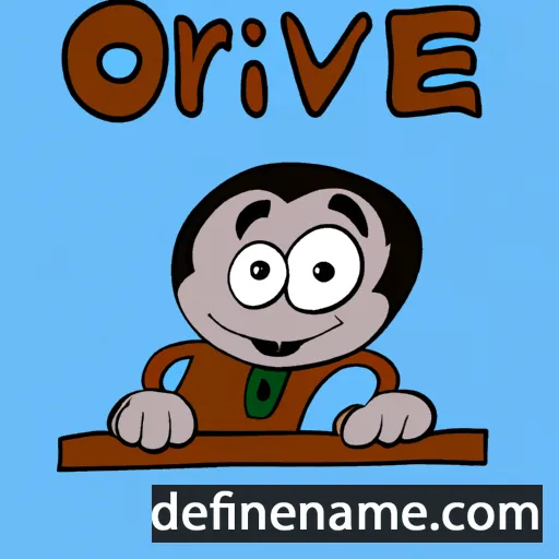 cartoon of the name Orvie