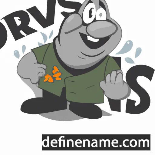 cartoon of the name Orvis